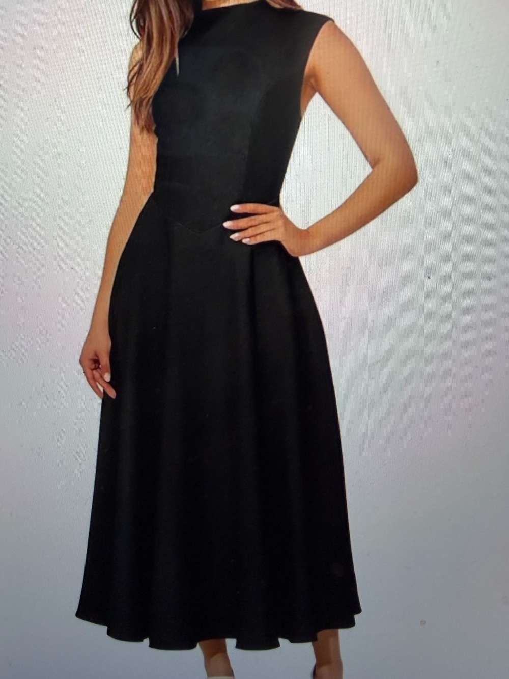 Classic Black Sleeveless Maxi Dress - NWT Size M